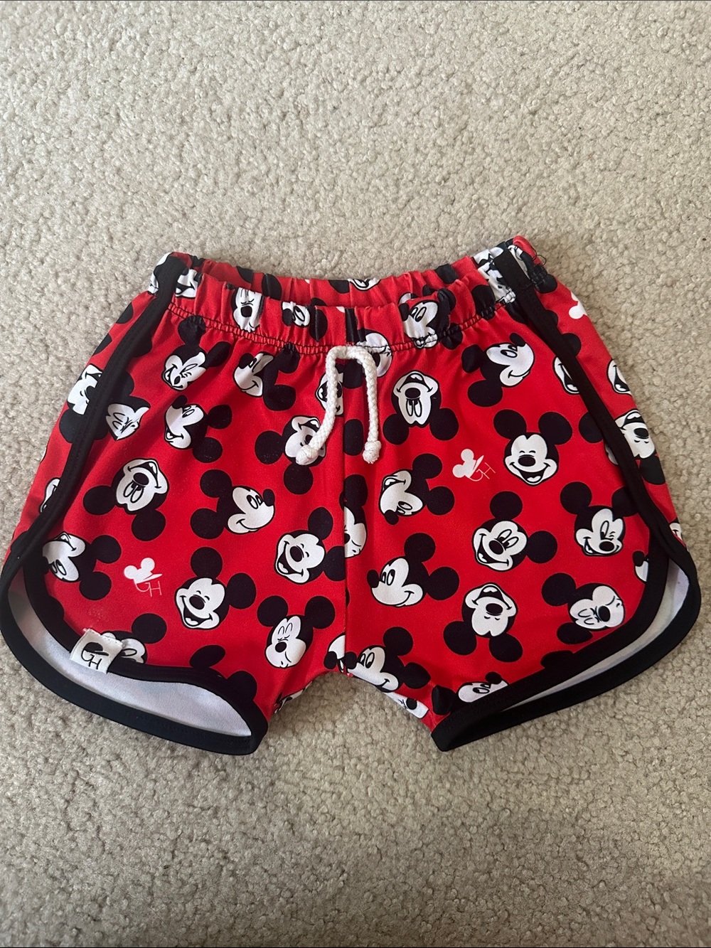 Track Style Mickey Mouse Swim Trunks - George Hats